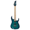 Ibanez Electric Guitars Nebula Green Burst Ibanez RG652AHMFX Prestige Series 6 String Electric Guitar with Case