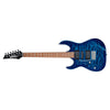 Ibanez Electric Guitars Transparent Blue Burst Ibanez GRX70QAL RG Gio Series Left Handed Electric Guitar