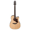 Ibanez Electro Acoustic Guitars Natural Low Gloss Ibanez AAD170CE Advanced Acoustic Series Electro Acoustic Guitar