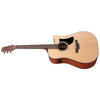 Ibanez Electro Acoustic Guitars Natural Low Gloss Ibanez AAD50CE Advanced Acoustic Series Electro Acoustic Guitar