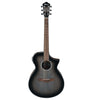 Ibanez Electro Acoustic Guitars Transparent Charcoal Burst High Gloss Ibanez AEWC11 Semi Electro Acoustic Guitar