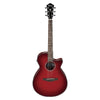 Ibanez Electro Acoustic Guitars Transparent Red Sunburst High Gloss Ibanez AEG50 AEG Series Electro Acoustic Guitar