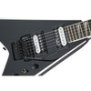 Jackson Electric Guitars Jackson JS32 King V 6 String Electric Guitar - Black with White Bevels