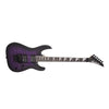 Jackson Electric Guitars Transparent Purple Burst Jackson JS32Q Dinky DKA Arch Top Electric Guitar