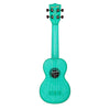 Kala Soprano Ukuleles Fluorescent Blue Raspberry Kala KA-SWF Soprano Waterman Ukulele With Bag