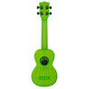 Kala Soprano Ukuleles Fluorescent Sour Apple Green Kala KA-SWF Soprano Waterman Ukulele With Bag