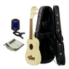 Kala Soprano Ukuleles Kala Makala Soprano Ukulele Vintage Satin Finish Deluxe Ukulele Bundle