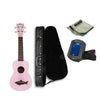 Kala Soprano Ukuleles Kala Makala Soprano Ukulele Vintage Satin Finish Deluxe Ukulele Bundle