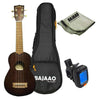 Kala Soprano Ukuleles Kala MK-SE Makala Soprano Ukulele with EQ Bundle with Bag, Polishing Cloth & Tuner