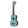 Kala Soprano Ukuleles Kala Waterman SWG-BL Soprano Glow-In-The-Dark Blue Ukulele