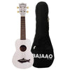 Kala Ukulele Bundles Great White Kala MK-SS Makala Soprano Ukulele With Bajaao UB-S Gig Bag