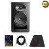 Kali Audio Monitor Speaker Bundles Black Kali Audio LP-6 2nd Wave Lone Pine Series 6.5" Active Studio Monitor with Isolation Pads, Cables, and Ebook - Single Unit