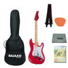 Kramer Electric Guitars Bundles Ruby Red Kramer Focus VT-211S 6-Strings Electric Guitar with Gigbag, Straps, Cloth, Picks & Ebook