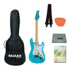 Kramer Electric Guitars Bundles Teal Kramer Focus VT-211S 6-Strings Electric Guitar with Gigbag, Straps, Cloth, Picks & Ebook