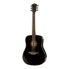 LAG Acoustic Guitars Black LAG Tramontane 100 T1D Dreadnought Acoustic Guitar