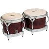 Latin Percussion Bongos Almond Brown Wood Latin Percussion Matador Wood Bongos