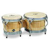 Latin Percussion Bongos Natural Latin Percussion Matador Wood Bongos