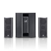 LD Systems Active PA Speakers Black LD Systems Dave 8 Roadie Portable Active PA system With 3-Channel Mixer