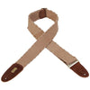 Levy's Guitar Straps Brown Levy's MC8TWD Distressed Cotton 2 inch Guitar Strap