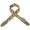 Levy's Guitar Straps Camo Levy's MC8TWD Distressed Cotton 2 inch Guitar Strap