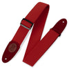 Levy's Guitar Straps Red Levy's MSSC8 2 Inch Signature Series Cotton Guitar Strap