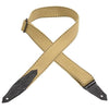 Levy's Guitar Straps Tan Levy's MSSC80 2 inch Heavy Cotton Guitar Strap