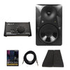 Mackie Monitor Speaker Bundles Mackie MR 824 8" Powered Studio Monitors with Controller, Isolation Pads, Cables & Ebook - Single