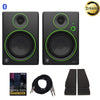 Mackie Monitor Speakers BUNDLE Mackie CR5BT 5inch Bluetooth Creative Reference Multimedia Monitors - Pair