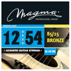 Magma Acoustic Guitar Strings Medium Light Magma Bronze 85-15 Round Wound Acoustic Guitar Strings