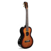 Mahalo Baritone Ukuleles 3 Tone Sunburst Mahalo MJ4VT Semi Electric Baritone Ukulele With Bag