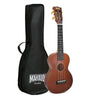 Mahalo Concert Ukuleles Transparent Brown Mahalo Java Series Concert Ukulele With Bag