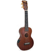 Mahalo Concert Ukuleles Transparent Brown Mahalo MJ2VT Concert Semi Electric Ukulele