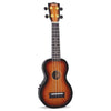 Mahalo Soprano Ukuleles 3 Tone Sunburst Mahalo MJ1VT Semi Electric Soprano Ukulele with Bag