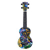 Mahalo Soprano Ukuleles Graffiti Mahalo Art II Series Soprano Ukulele With Bag