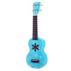 Mahalo Soprano Ukuleles Mahalo MD1SNBU Soprano Snow Ukulele With Bag- Glacier Blue - Open Box