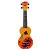 Mahalo Soprano Ukuleles Orange Burst Mahalo MD1HA Designer Series Soprano Ukulele with Bag