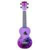 Mahalo Soprano Ukuleles Purple Burst Mahalo MD1HA Designer Series Soprano Ukulele with Bag