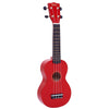 Mahalo Soprano Ukuleles Red Mahalo MR1 Rainbow Series Soprano Ukulele With Bag