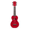 Mahalo Soprano Ukuleles Red Mahalo U-Smile Series Soprano Ukulele With Bag