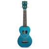 Mahalo Soprano Ukuleles Transparent Blue Mahalo U-Smile Series Soprano Ukulele With Bag