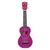 Mahalo Soprano Ukuleles Transparent Purple Mahalo U-Smile Series Soprano Ukulele With Bag