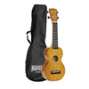 Mahalo Soprano Ukuleles Vintage Natural Mahalo MH1 Hano Series Soprano Ukulele With Bag