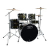 Mapex Acoustic Drum Kits Brown Wood Grain Mapex TND5294F Tornado 5Pcs with Hardware Throne & Cymbals Drum Set