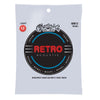 Martin Acoustic Guitar Strings Martin MM12 Acoustic Guitar Strings - Retro Monel, Light  (12-54)