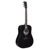 Martin Electro Acoustic Guitars Black Martin DX Johnny Cash Electro Acoustic Guitars With Gig Bag