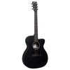 Martin Electro Acoustic Guitars Black Martin OMC X1E 6 String Electro Acoustic Guitar with Gig Bag - Black