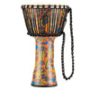 Meinl Djembes Kenyan Quilt Meinl Percussion Travel Series 10 Rope Tuned Goat Skin Head Synthetic Djembe