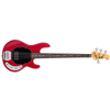 Music Man Bass Guitars Trans Red Satin Sterling by Music Man S.U.B. Ray4 Electric Bass Guitar