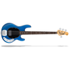 Music Man Bass Guitars Transparent Blue Satin Sterling by Music Man S.U.B. Ray4 Electric Bass Guitar