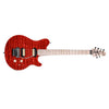 Music Man Electric Guitars Transparent Red Sterling by Music Man AX4 Electric Guitar